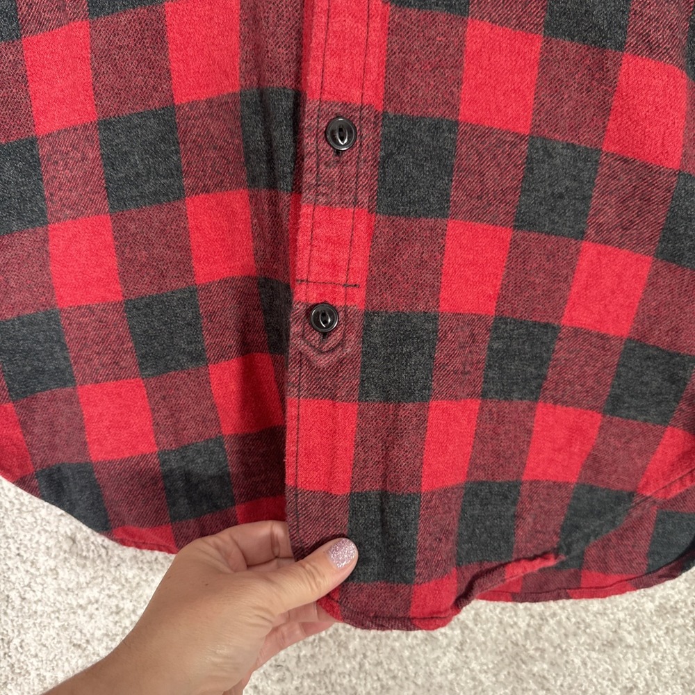 Madewell Flannel Cargo Workshirt in Buffalo Check Women's Size XS - Picture 3 of 8